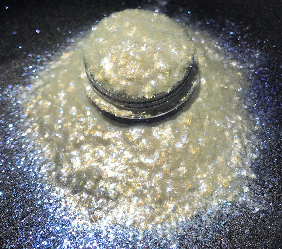 Cosmic | Iridescent White Blue Loose Pigment