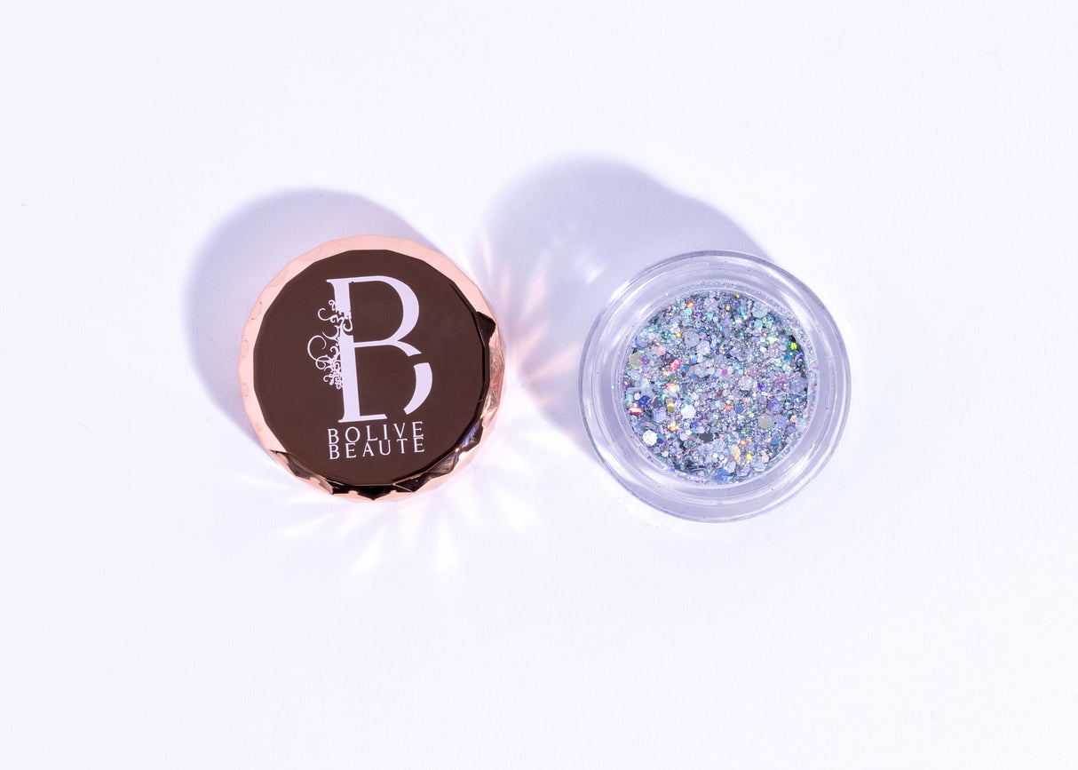 Under Pressure | Holographic Silver Glitter Eyeshadow