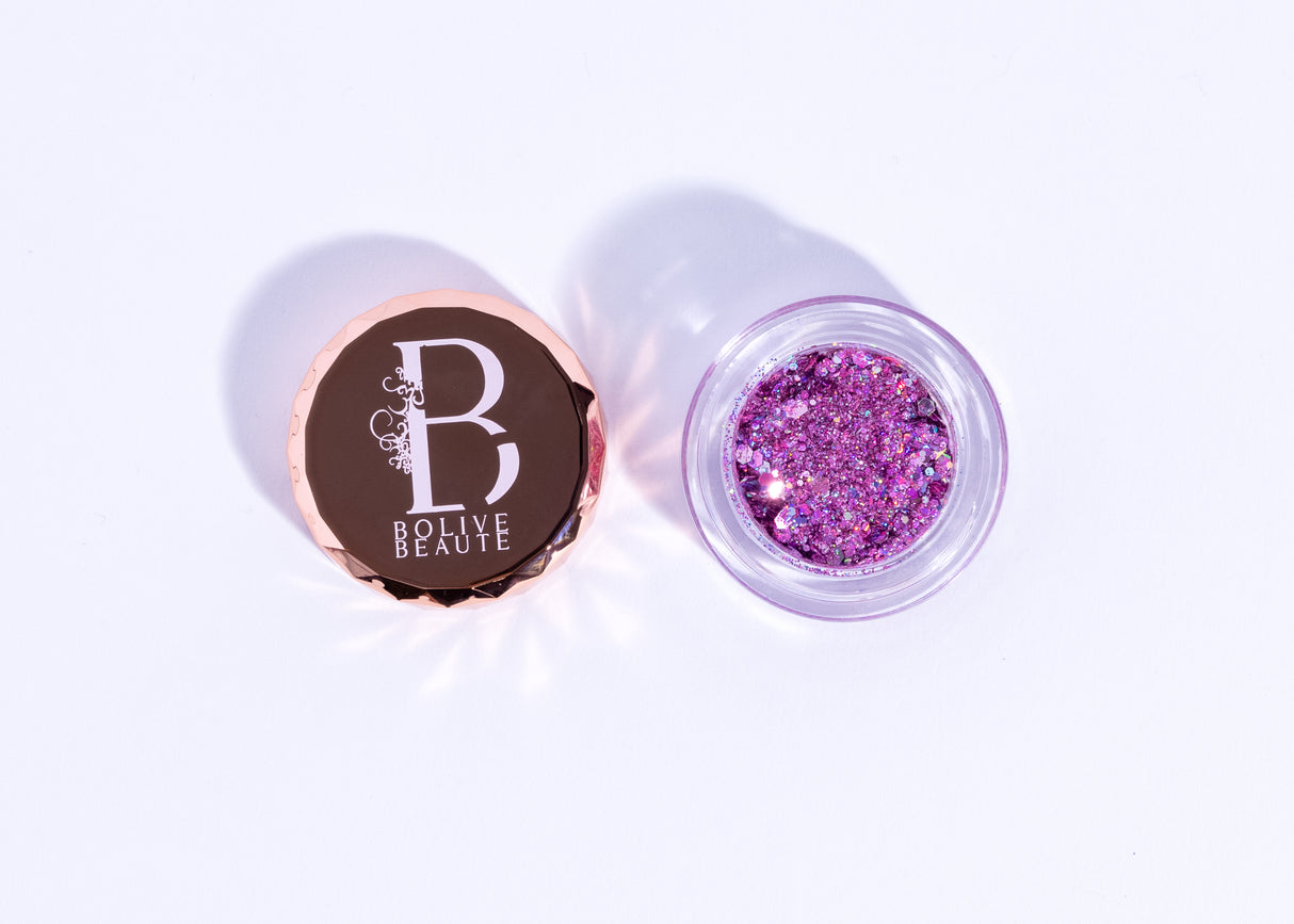 Glitz and Glam | Pink/Purple Glitter Eyeshadow