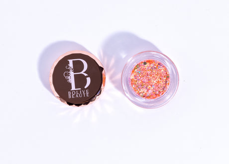 Red & Orange Glitter Eyeshadow
