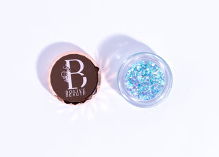 Blue Glitter Eyeshadow