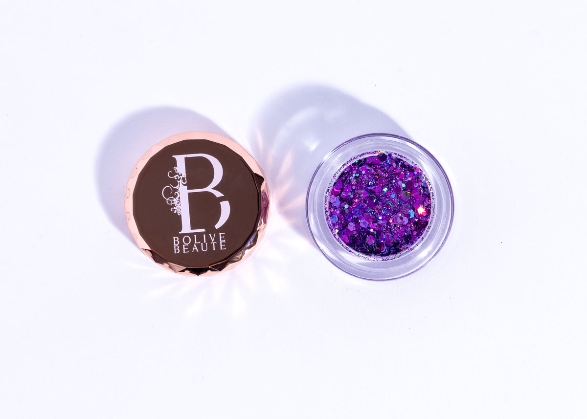 Purple Glitter Eyeshadow