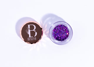 Purple Glitter Eyeshadow