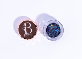 Black Glitter Eyeshadow