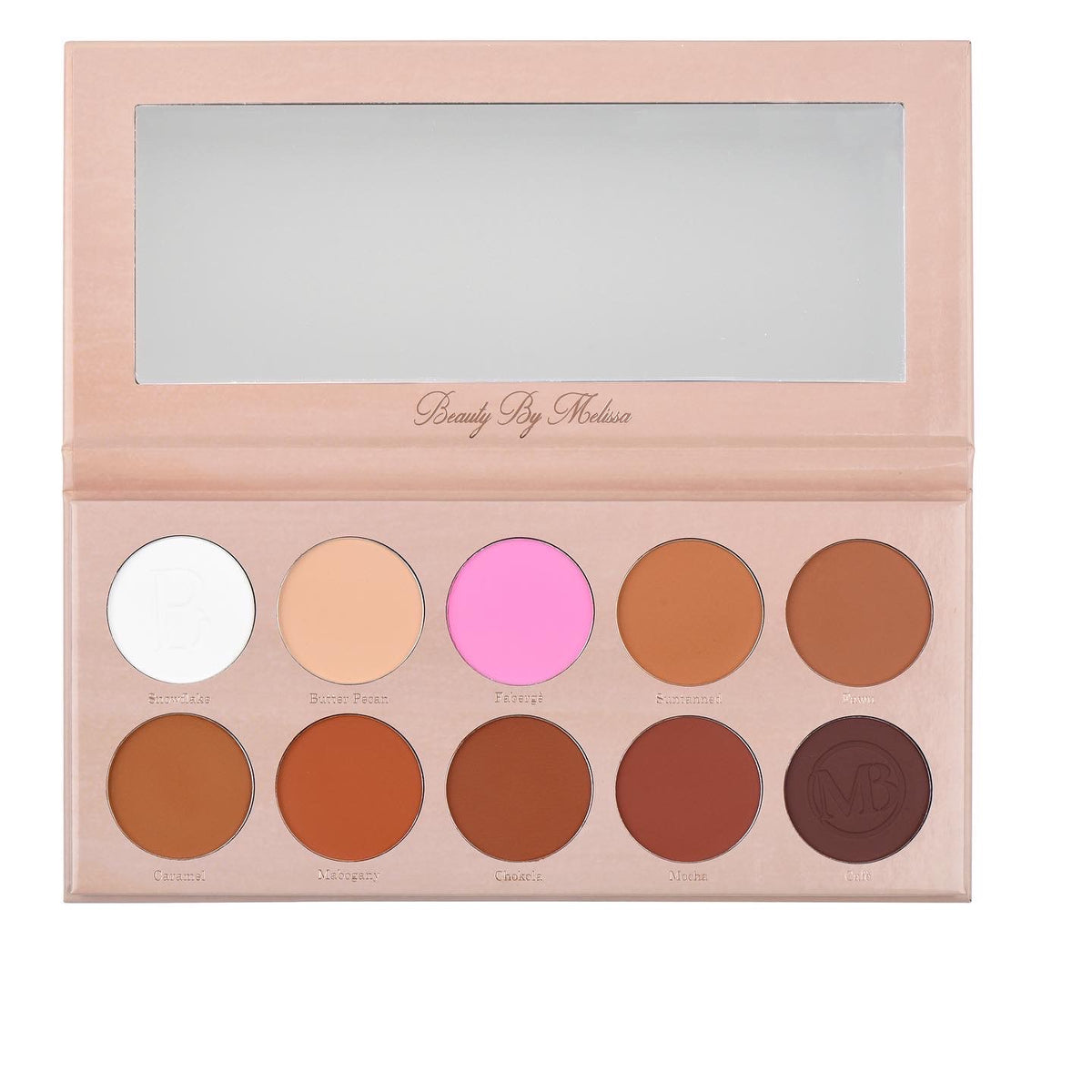The Nude Persuasion Essentials 10-shade nude eyeshadow palette by Bolive Beauté