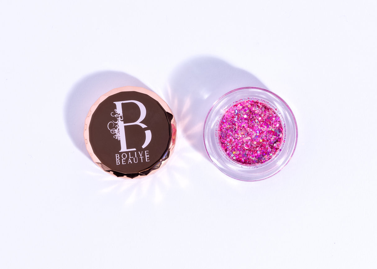 Moxie | Hot Pink Glitter Eyeshadow