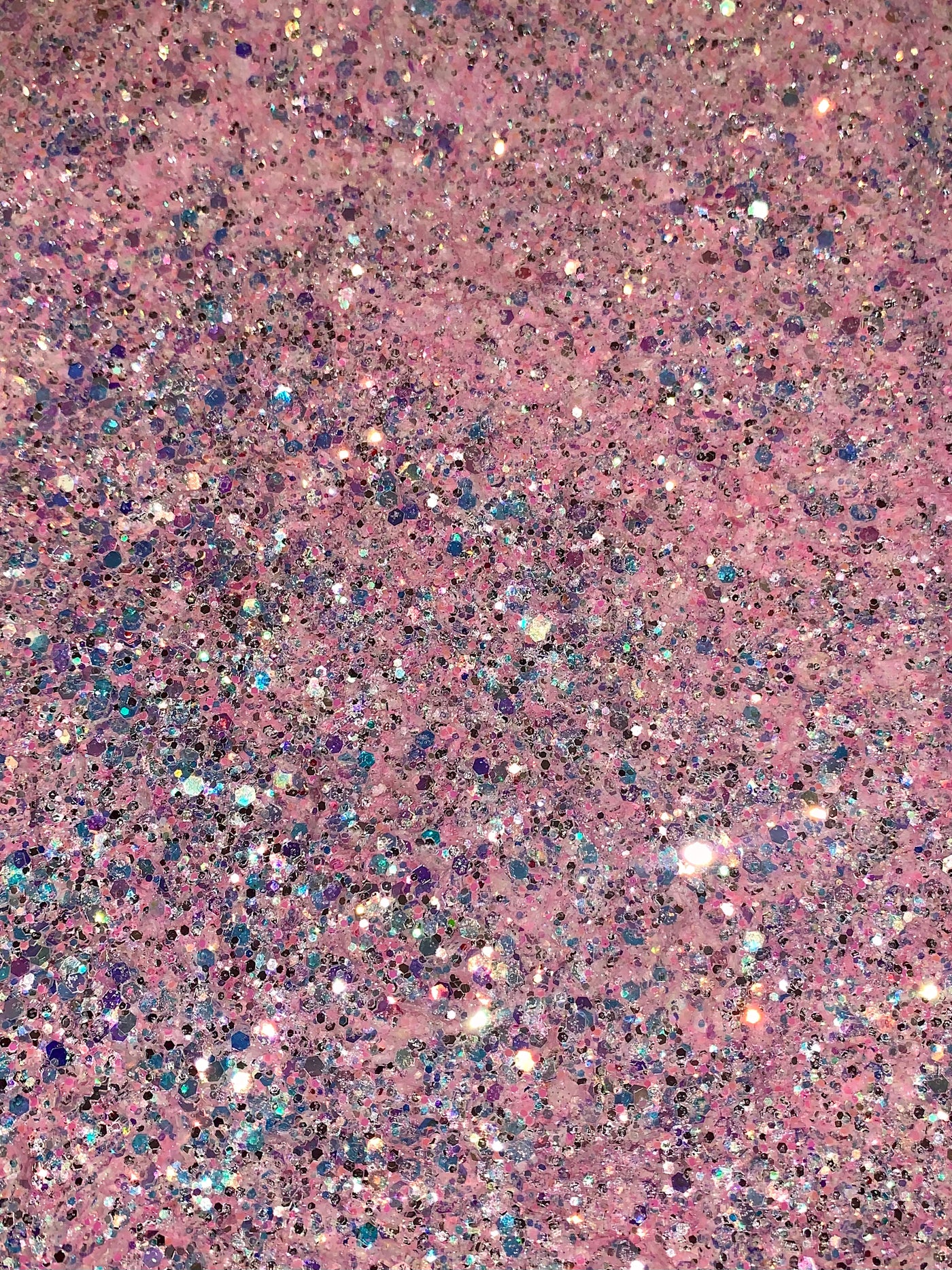 Baby Doll iridescent baby pink glitter eyeshadow by Bolive Beauté