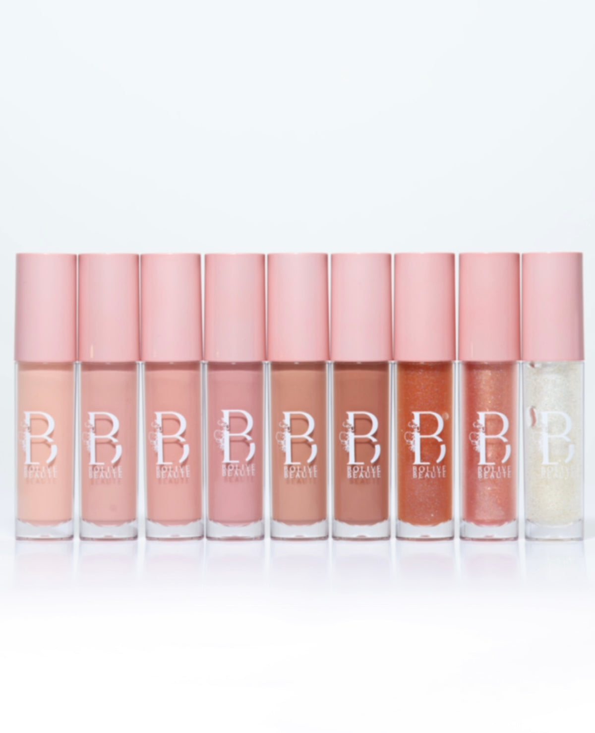 Luxe Series complete nude lip kit collection by Bolive Beauté