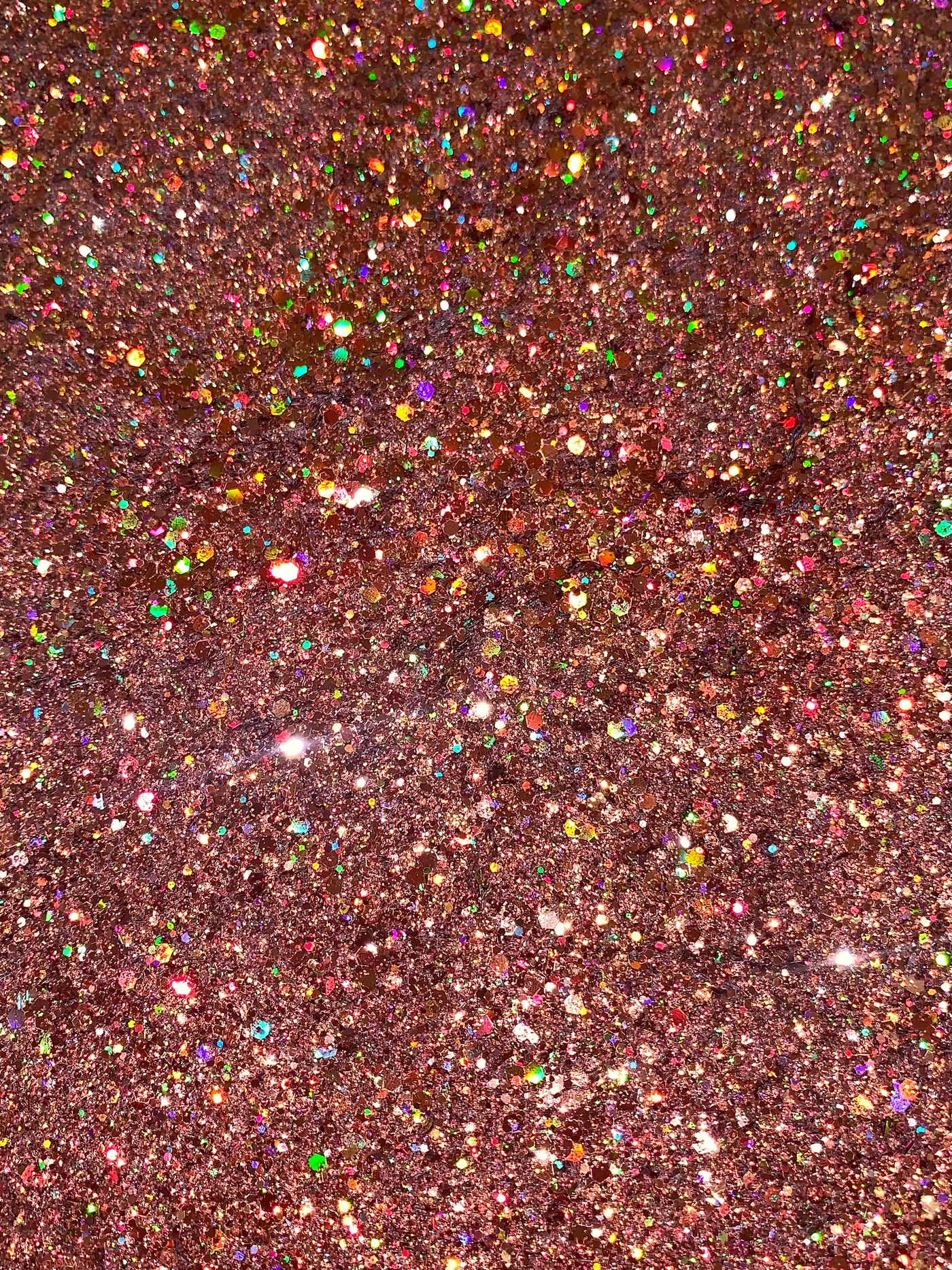 Hot Cocoa holographic brown glitter eyeshadow by Bolive Beauté