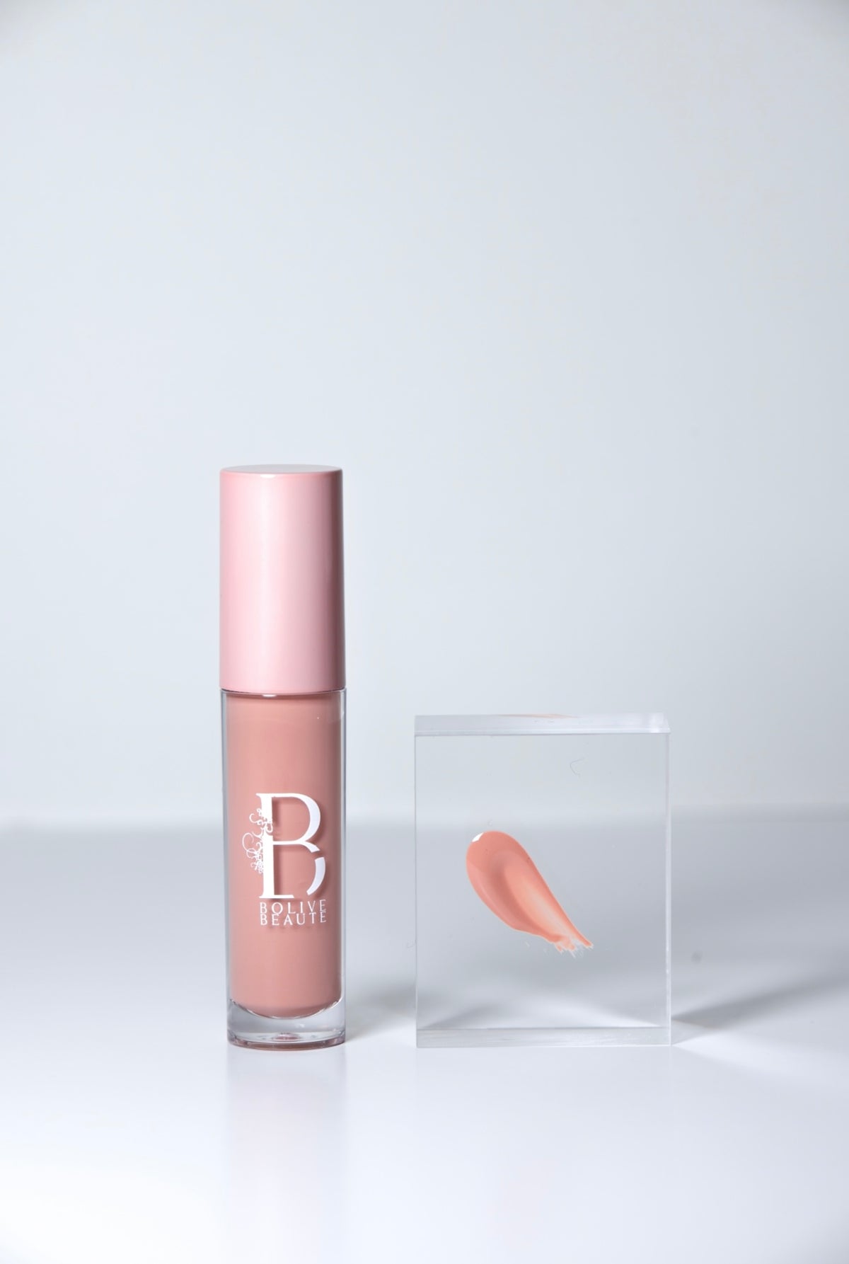 Style & Grace light peachy nude lip gloss by Bolive Beauté