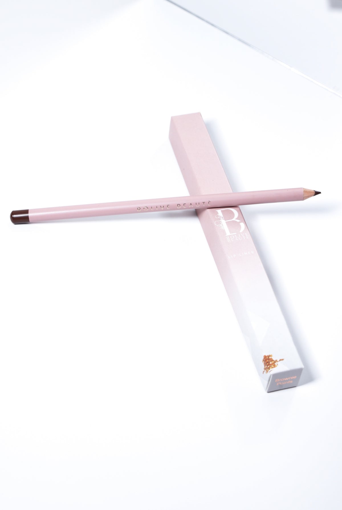 Brownie Points rich chocolate brown lip liner by Bolive Beauté