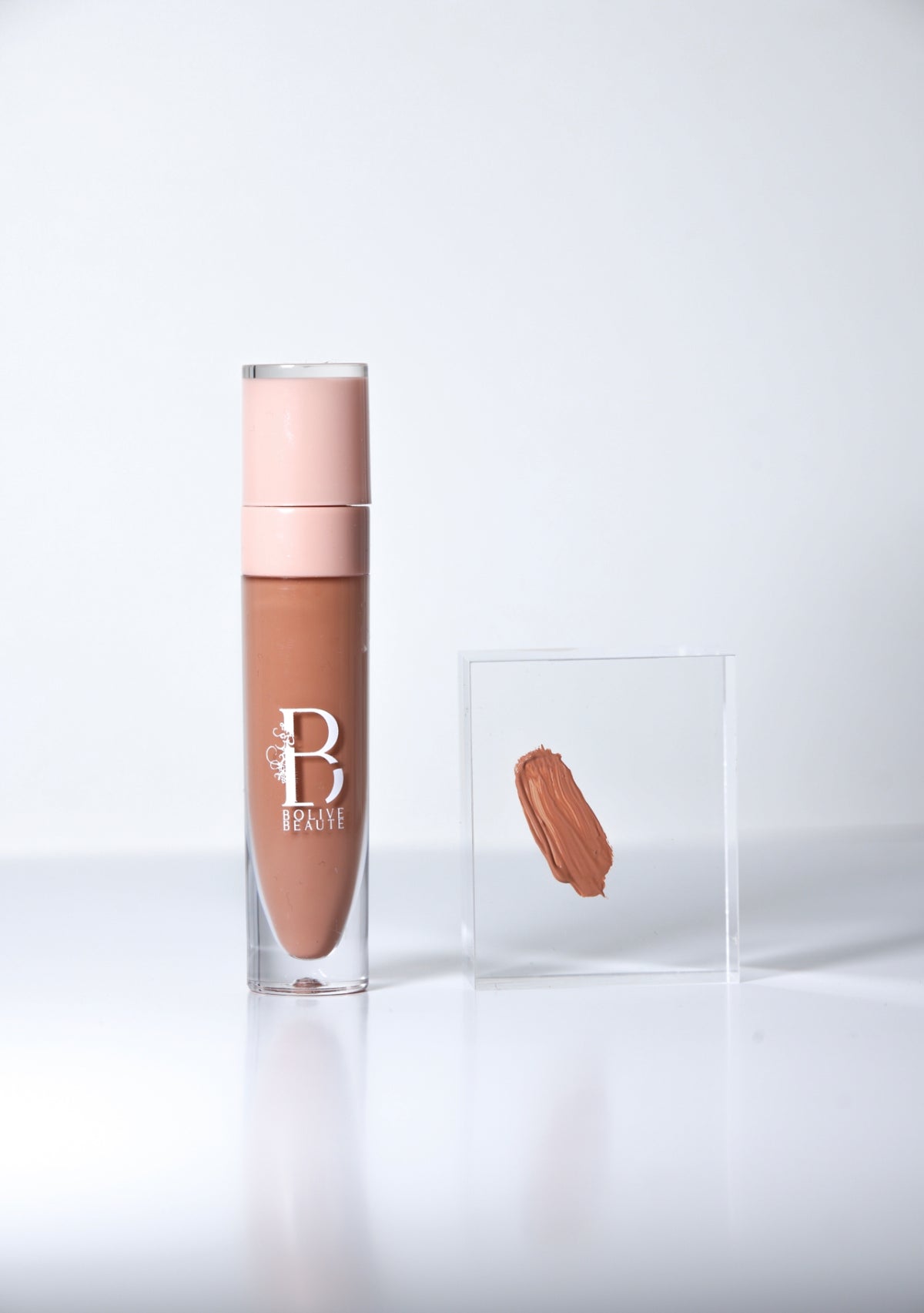 Cashmere creamy caramel brown matte liquid lipstick by Bolive Beauté
